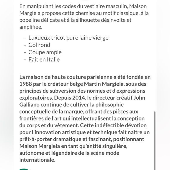 NWT- Maison Martin Margiela Women's Blue Striped Shirt - Picture 13 of 14